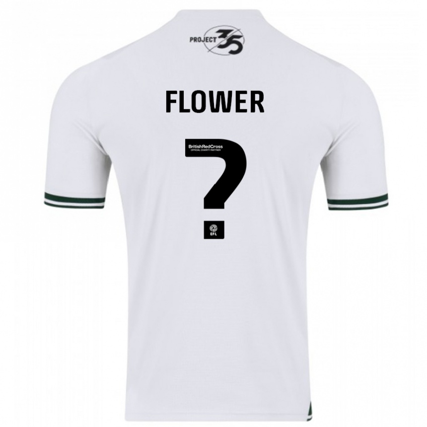 Hombre Fútbol Camiseta Jack Flower #0 Blanco 2ª Equipación 2023/24 Perú