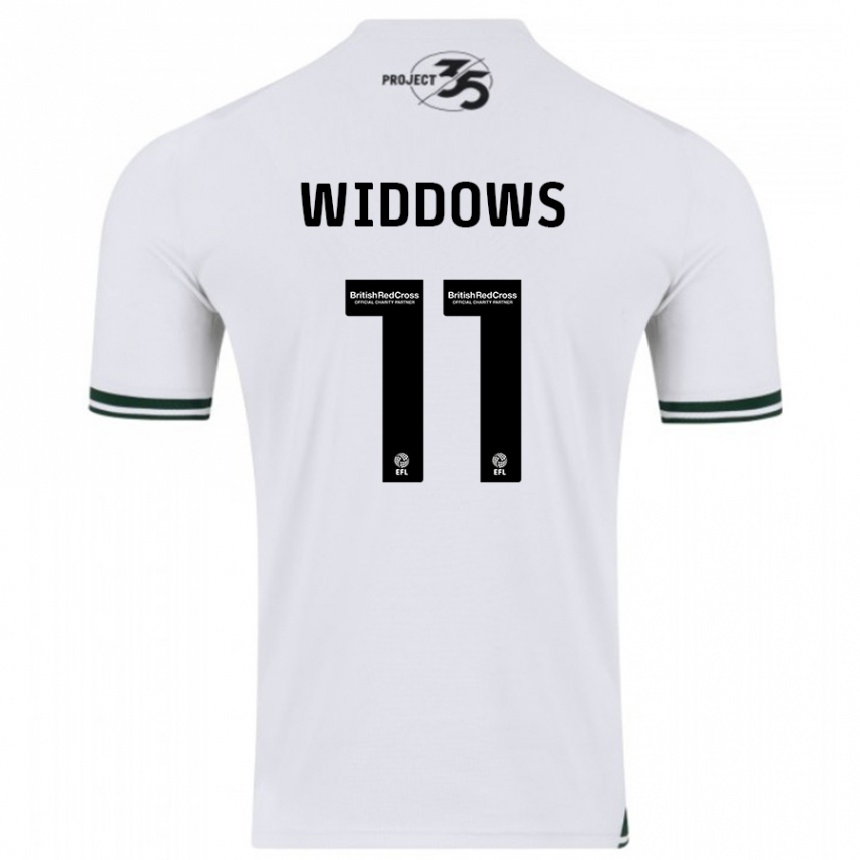 Hombre Fútbol Camiseta Jade Widdows #11 Blanco 2ª Equipación 2023/24 Perú