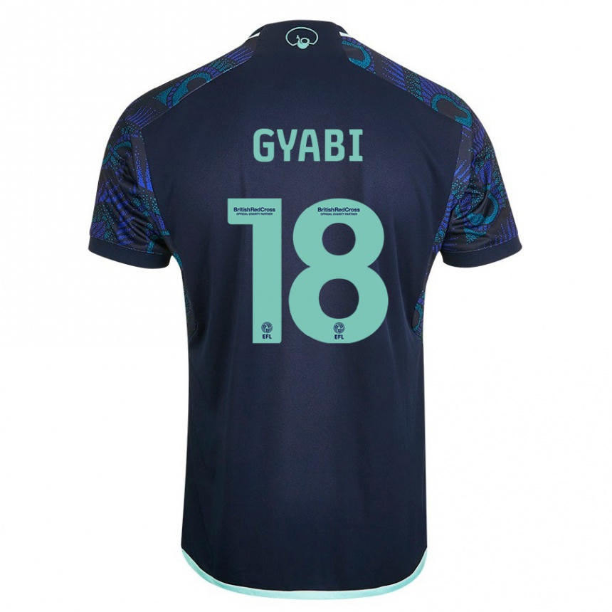 Hombre Fútbol Camiseta Darko Gyabi #18 Azul 2ª Equipación 2023/24 Perú