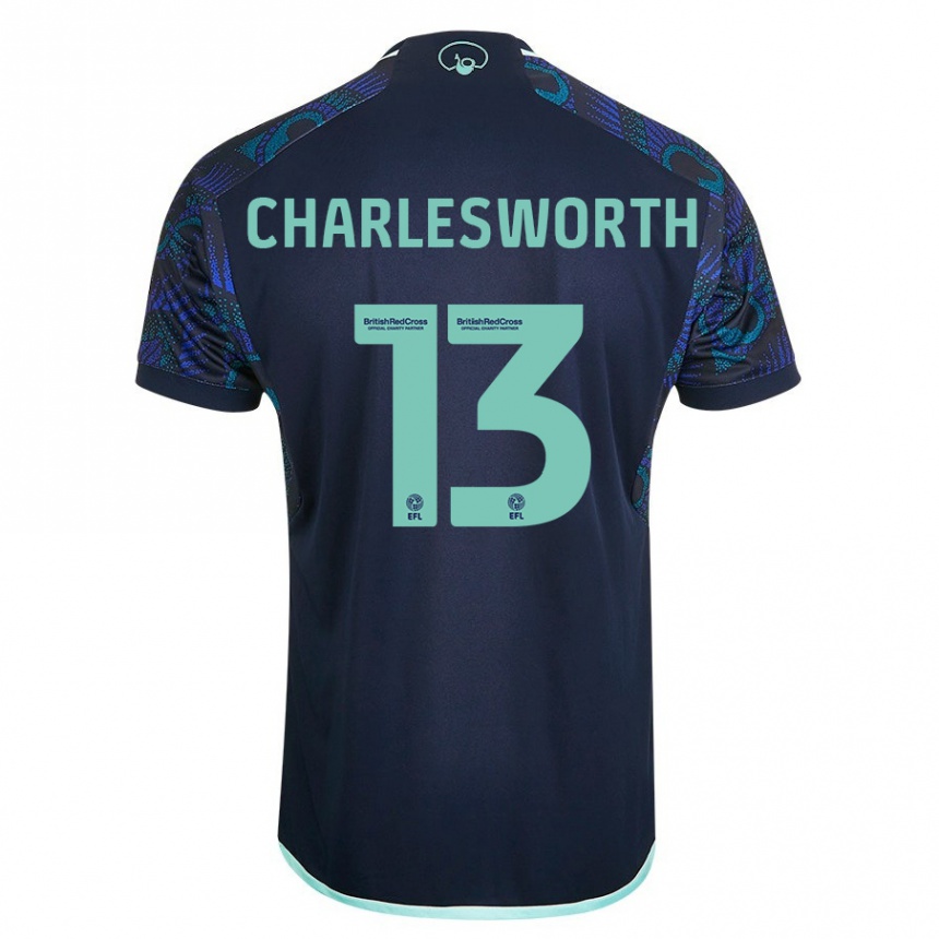 Hombre Fútbol Camiseta Millie Robshaw-Charlesworth #13 Azul 2ª Equipación 2023/24 Perú