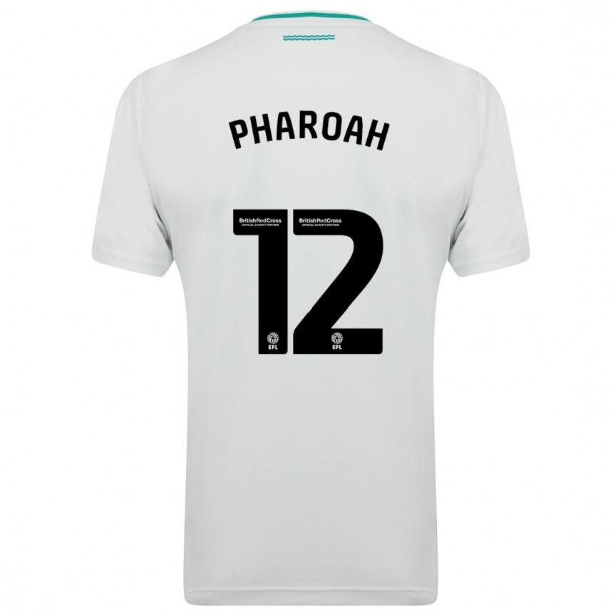 Hombre Fútbol Camiseta Sophia Pharoah #12 Blanco 2ª Equipación 2023/24 Perú