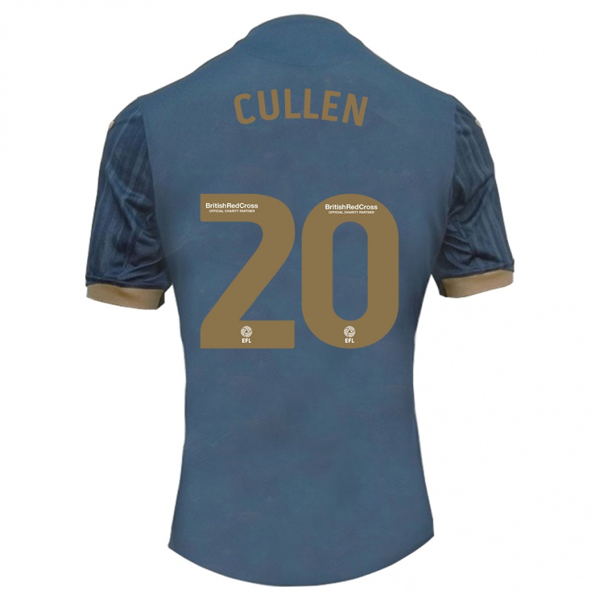 Hombre Fútbol Camiseta Liam Cullen #20 Verde Azulado Oscuro 2ª Equipación 2023/24 Perú