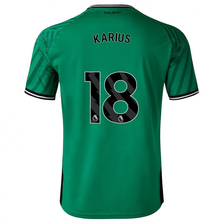 Hombre Fútbol Camiseta Loris Karius #18 Verde 2ª Equipación 2023/24 Perú