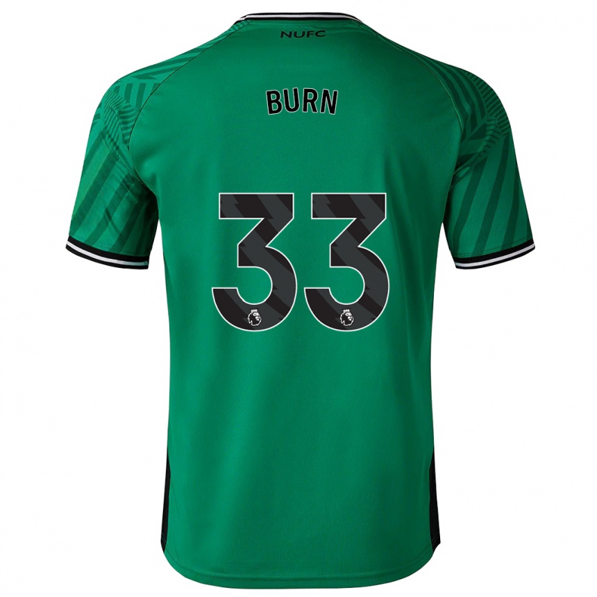 Hombre Fútbol Camiseta Dan Burn #33 Verde 2ª Equipación 2023/24 Perú