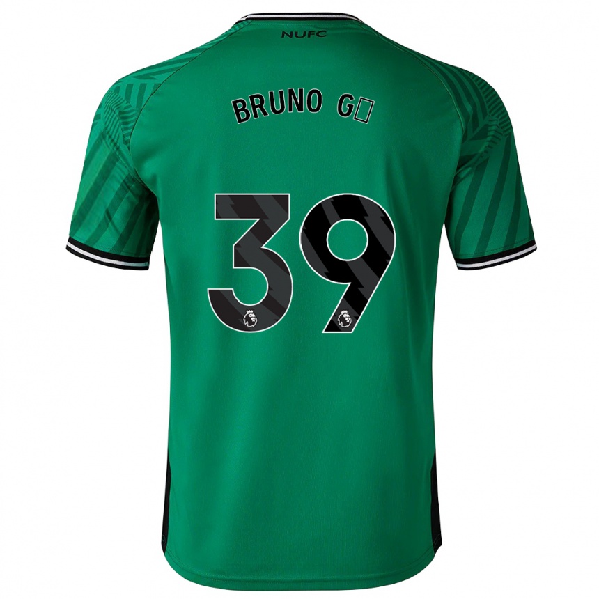 Hombre Fútbol Camiseta Bruno Guimarães #39 Verde 2ª Equipación 2023/24 Perú