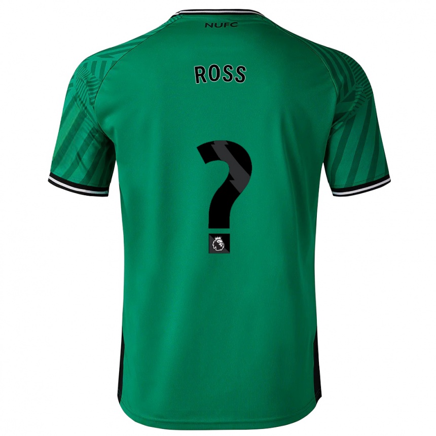 Hombre Fútbol Camiseta Taylor Ross #0 Verde 2ª Equipación 2023/24 Perú