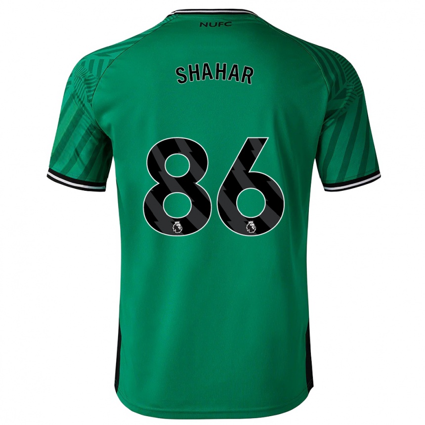 Hombre Fútbol Camiseta Leo Shahar #86 Verde 2ª Equipación 2023/24 Perú