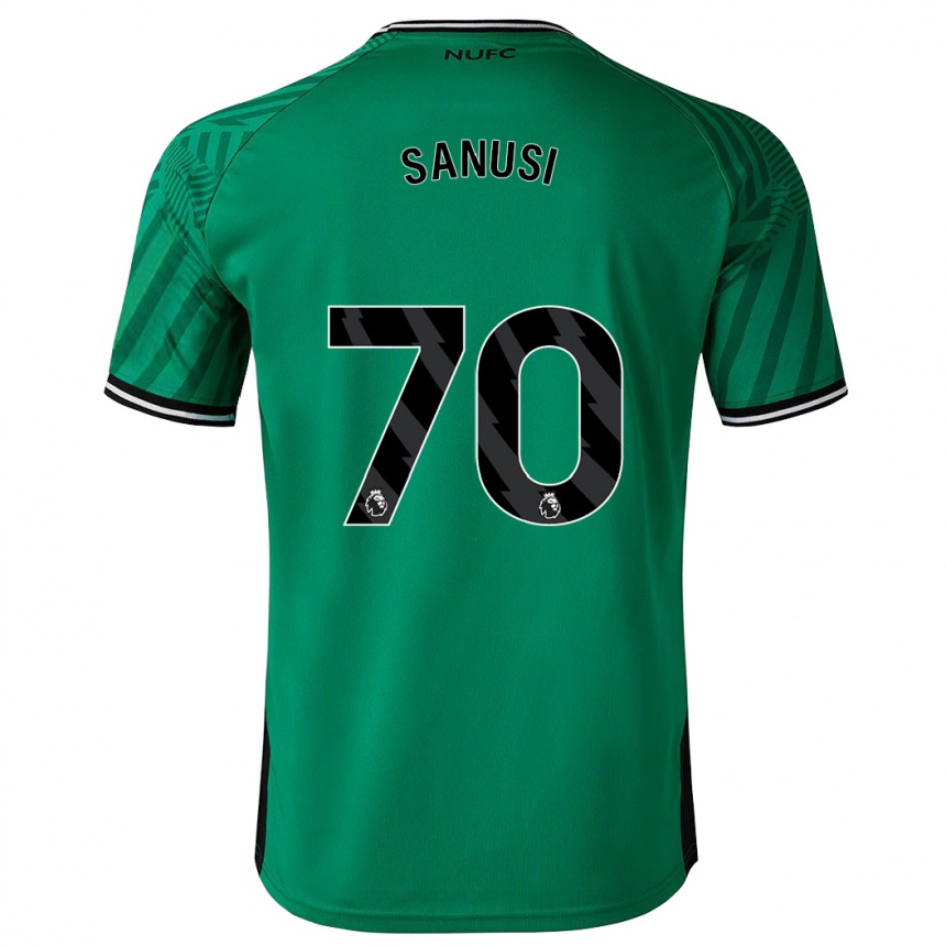 Hombre Fútbol Camiseta Trevan Sanusi #70 Verde 2ª Equipación 2023/24 Perú