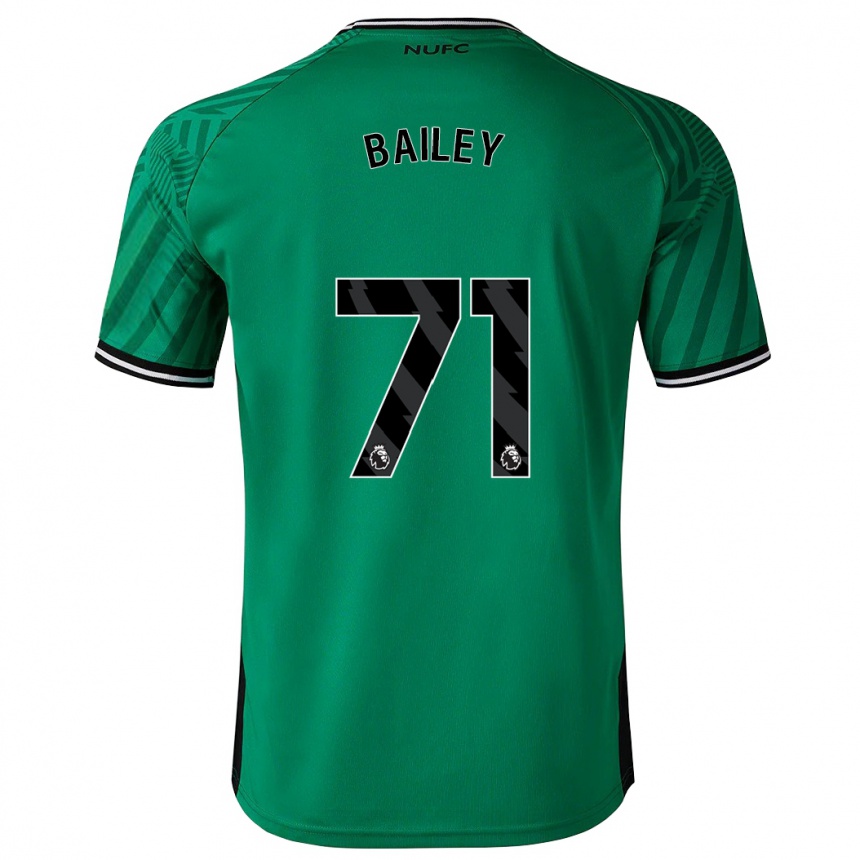 Hombre Fútbol Camiseta Scott Bailey #71 Verde 2ª Equipación 2023/24 Perú