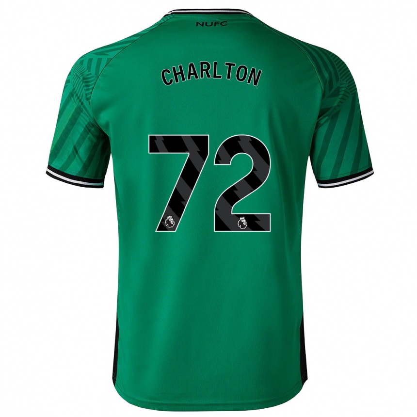 Hombre Fútbol Camiseta Dylan Charlton #72 Verde 2ª Equipación 2023/24 Perú