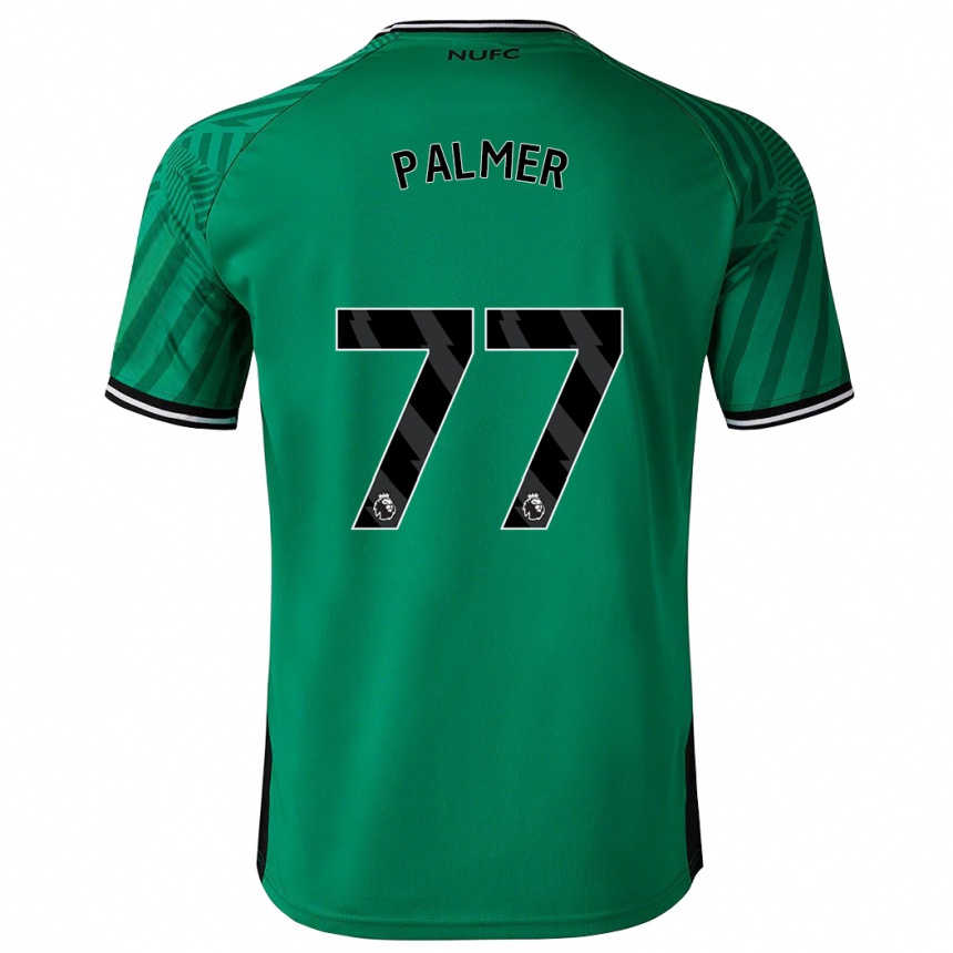 Hombre Fútbol Camiseta Darren Palmer #77 Verde 2ª Equipación 2023/24 Perú