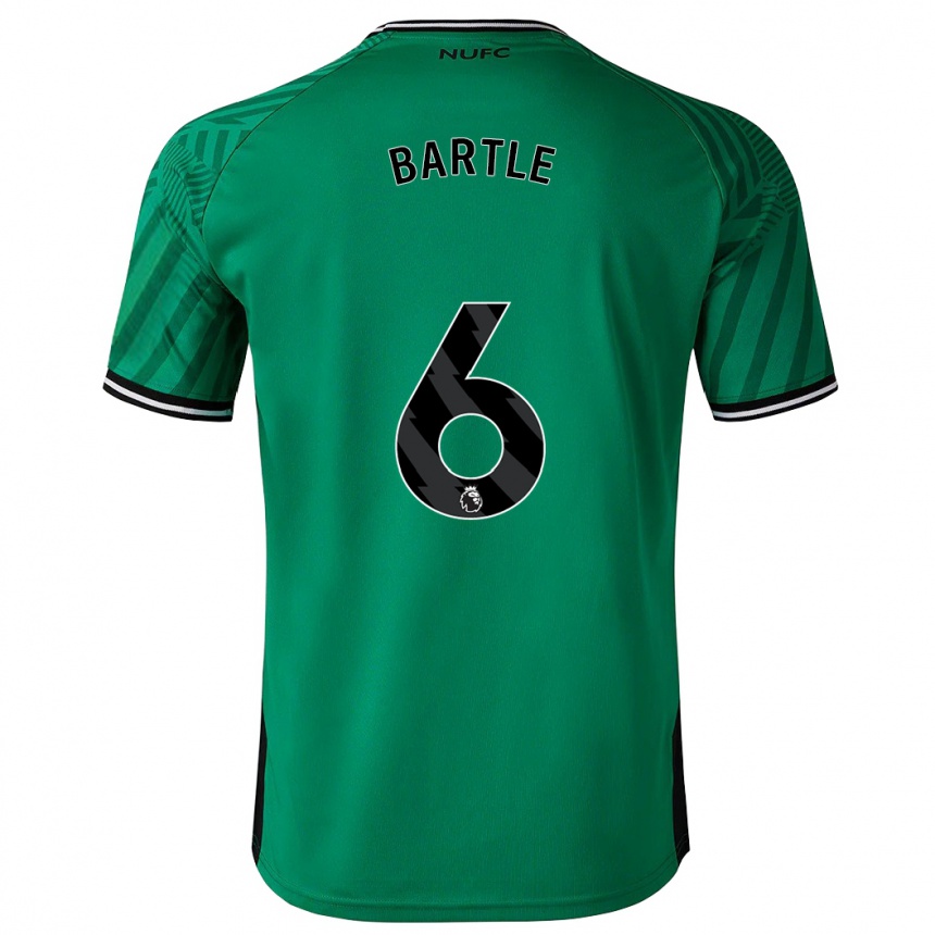 Hombre Fútbol Camiseta Jodie Bartle #6 Verde 2ª Equipación 2023/24 Perú