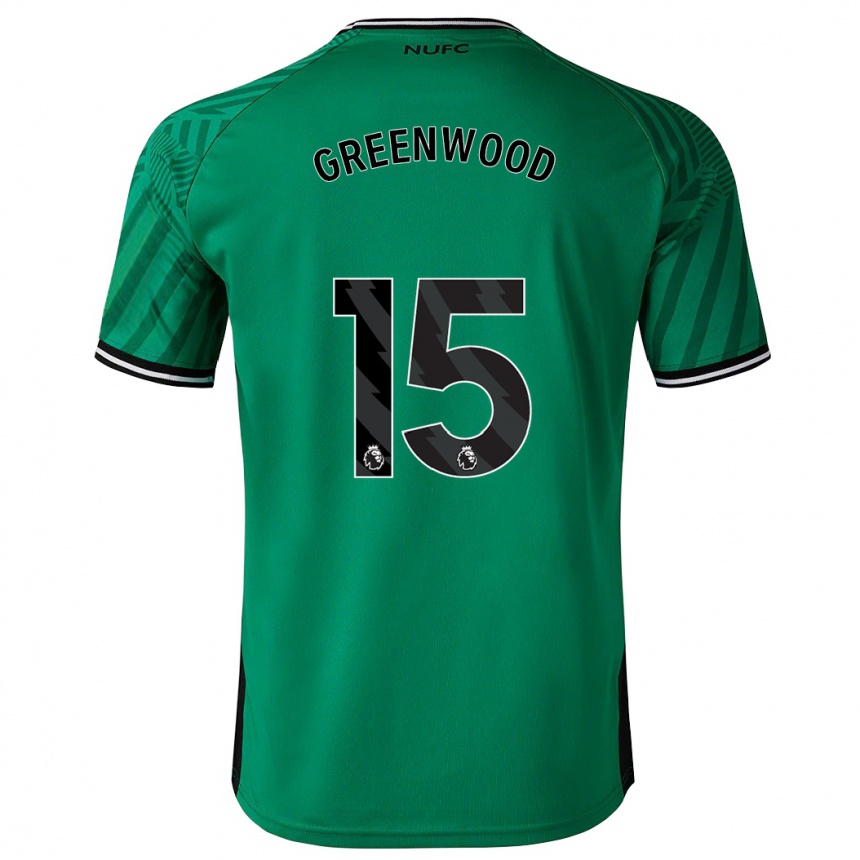 Hombre Fútbol Camiseta Hannah Greenwood #15 Verde 2ª Equipación 2023/24 Perú