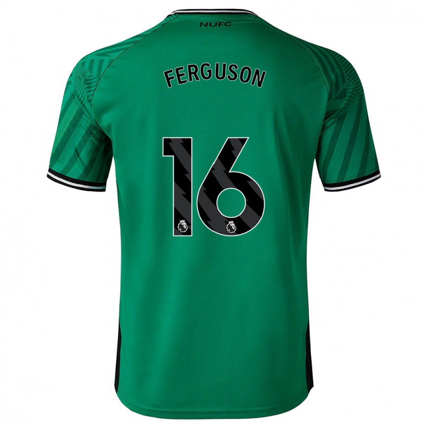 Hombre Fútbol Camiseta Becky Ferguson #16 Verde 2ª Equipación 2023/24 Perú