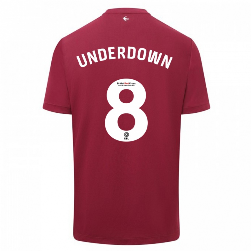 Hombre Fútbol Camiseta Kanisha Underdown #8 Rojo 2ª Equipación 2023/24 Perú