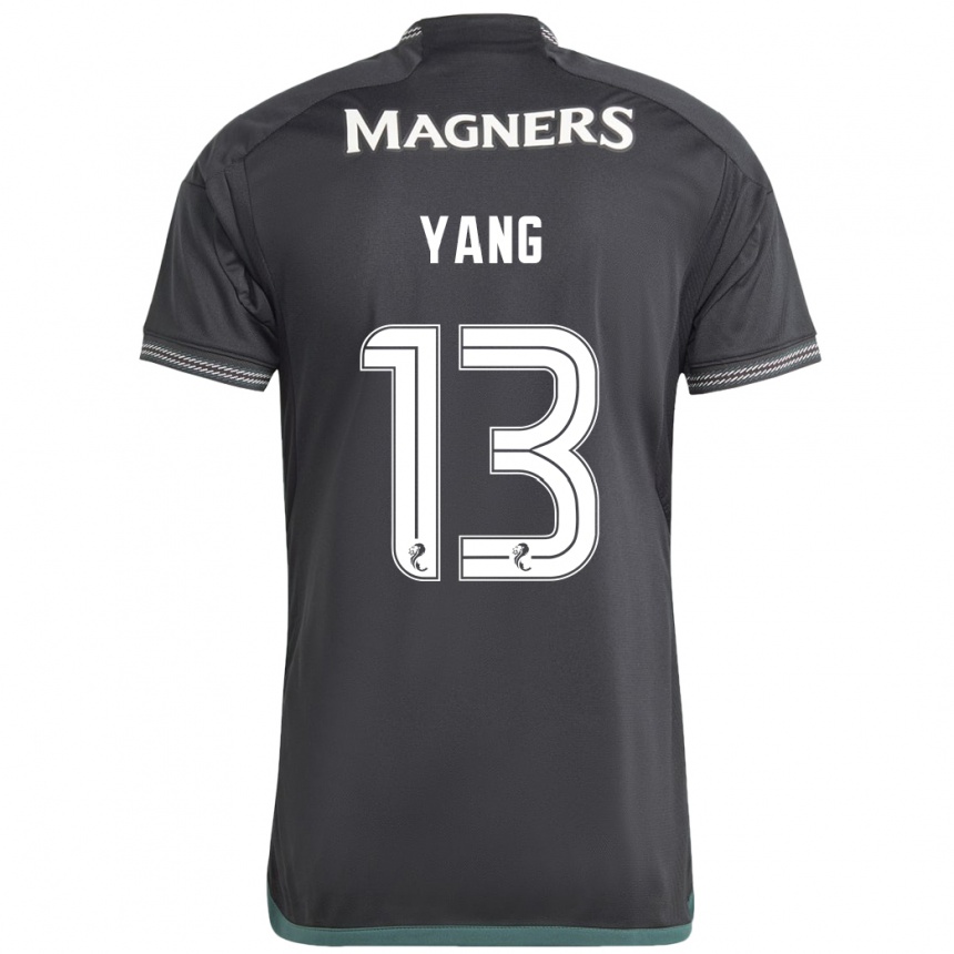 Hombre Fútbol Camiseta Hyun-Jun Yang #13 Negro 2ª Equipación 2023/24 Perú