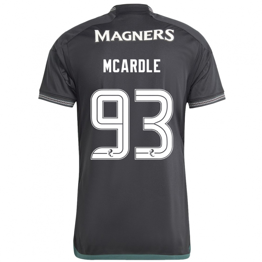 Hombre Fútbol Camiseta Sean Mcardle #93 Negro 2ª Equipación 2023/24 Perú