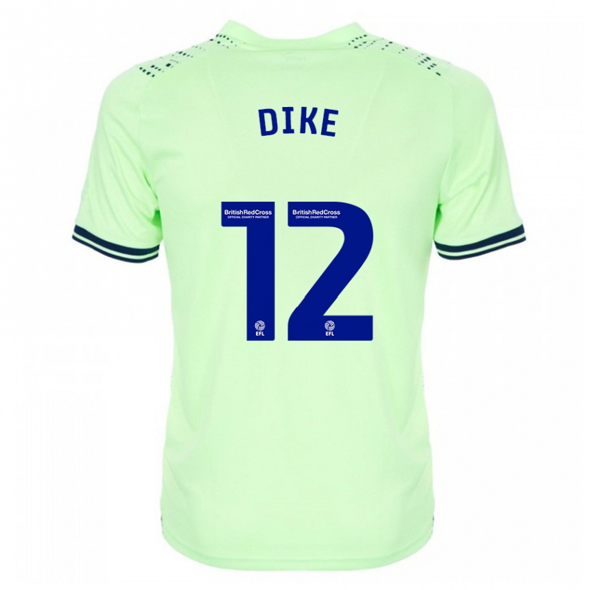 Hombre Fútbol Camiseta Daryl Dike #12 Armada 2ª Equipación 2023/24 Perú