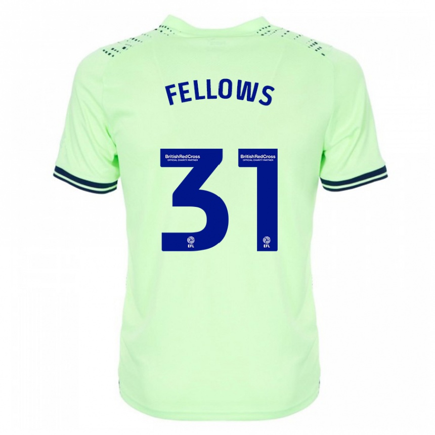 Hombre Fútbol Camiseta Tom Fellows #31 Armada 2ª Equipación 2023/24 Perú