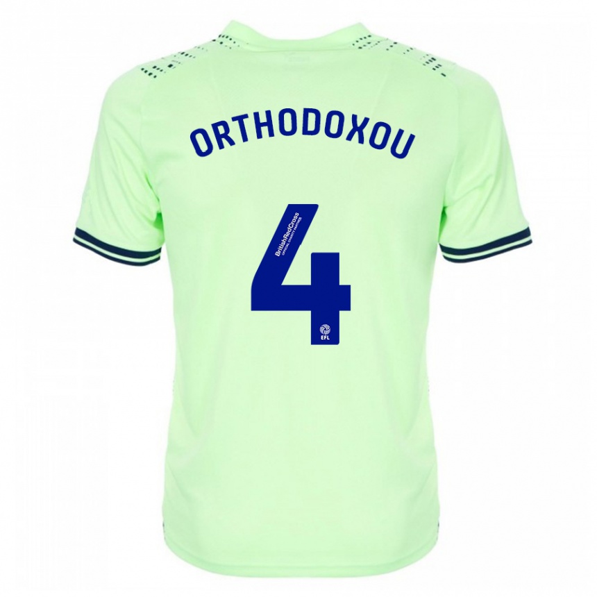 Hombre Fútbol Camiseta Francesca Orthodoxou #4 Armada 2ª Equipación 2023/24 Perú