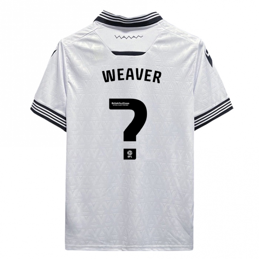 Hombre Fútbol Camiseta Ernie Weaver #0 Blanco 2ª Equipación 2023/24 Perú