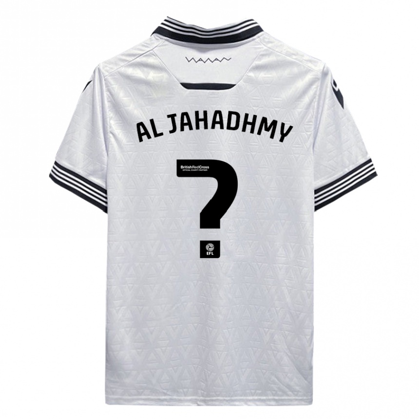 Hombre Fútbol Camiseta Murtadha Al-Jahadhmy #0 Blanco 2ª Equipación 2023/24 Perú