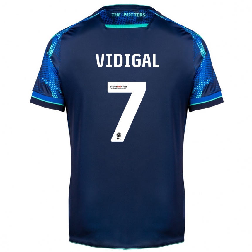 Hombre Fútbol Camiseta André Vidigal #7 Armada 2ª Equipación 2023/24 Perú