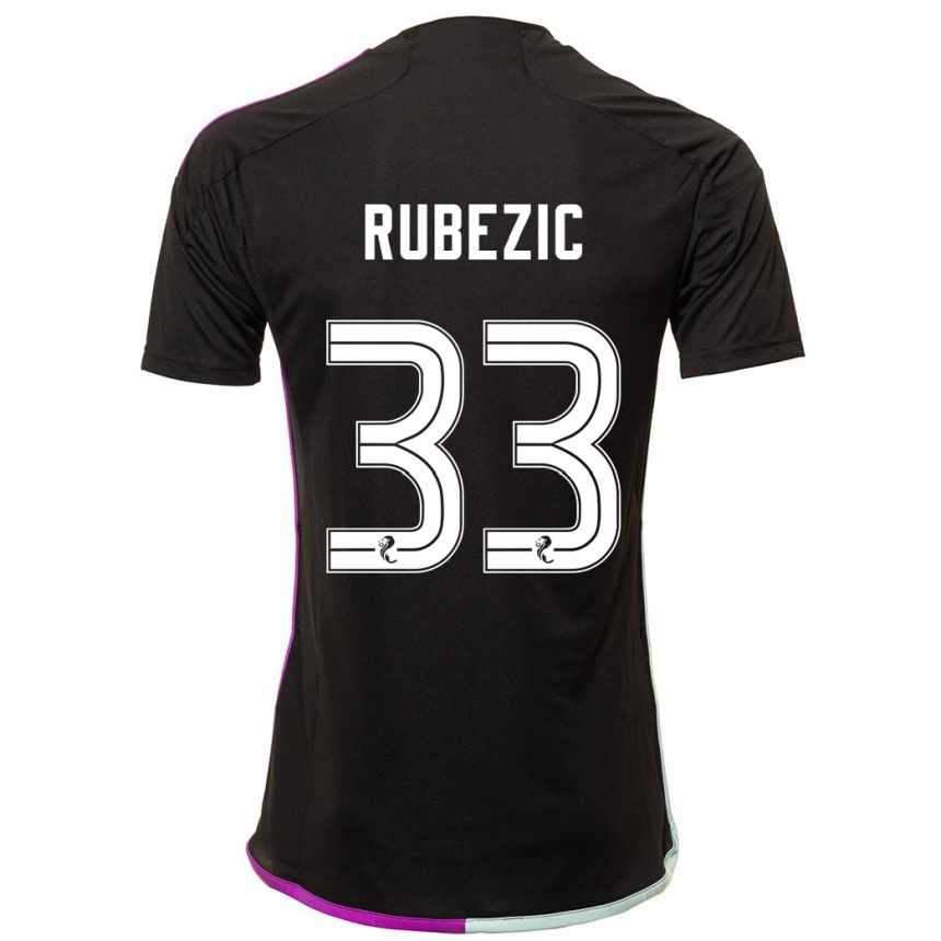 Hombre Fútbol Camiseta Slobodan Rubezic #33 Negro 2ª Equipación 2023/24 Perú