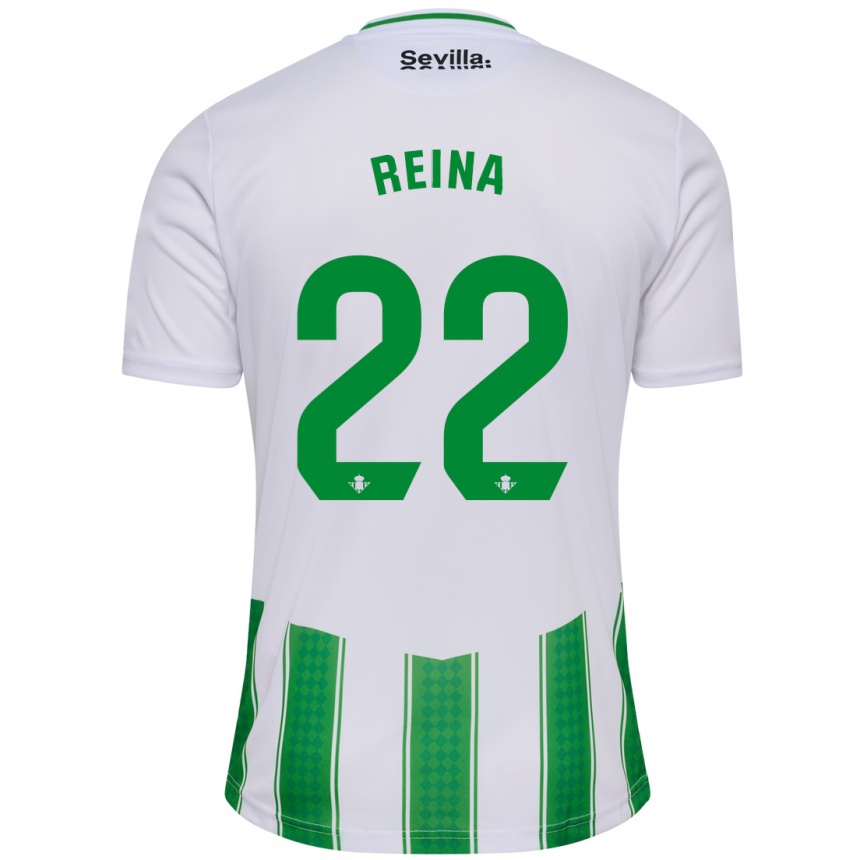 Mujer Fútbol Camiseta Carlos Reina #22 Blanco 1ª Equipación 2023/24 Perú