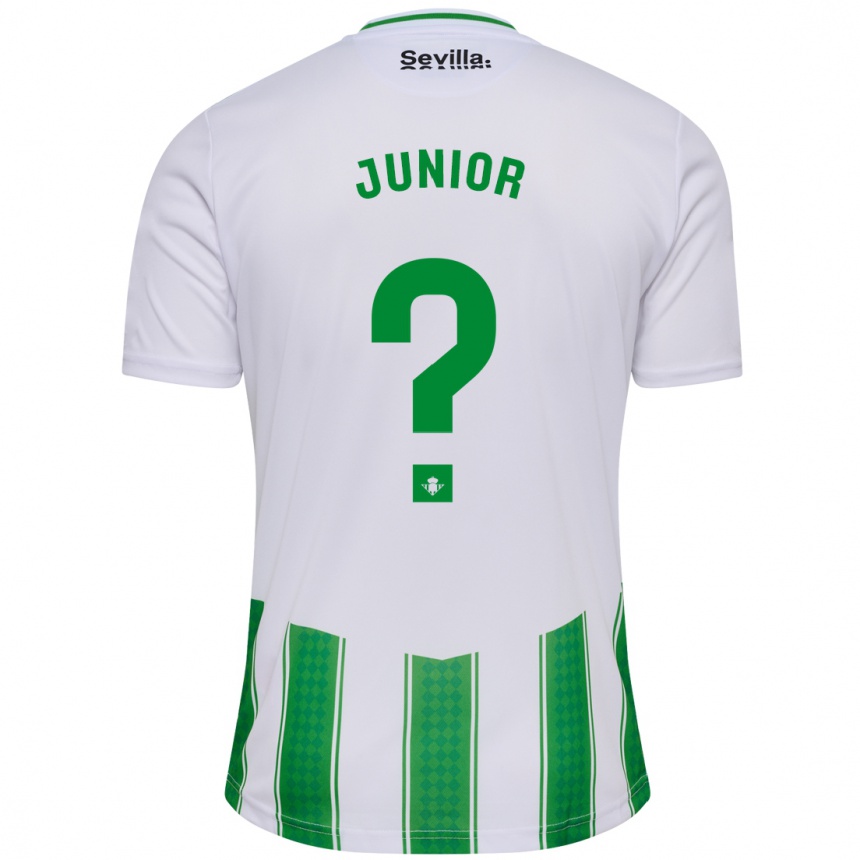 Mujer Fútbol Camiseta Clute Junior #0 Blanco 1ª Equipación 2023/24 Perú