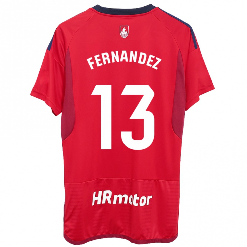 Mujer Fútbol Camiseta Aitor Fernández #13 Rojo 1ª Equipación 2023/24 Perú