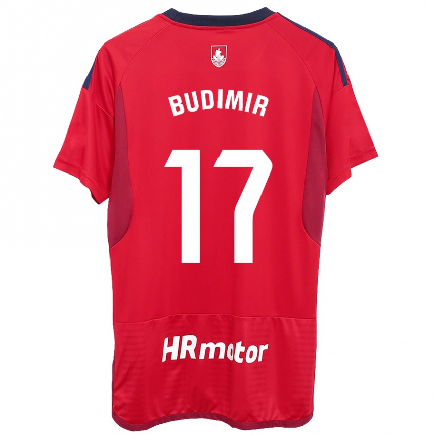 Mujer Fútbol Camiseta Ante Budimir #17 Rojo 1ª Equipación 2023/24 Perú