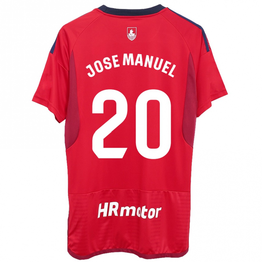 Mujer Fútbol Camiseta José Manuel Arnáiz #20 Rojo 1ª Equipación 2023/24 Perú