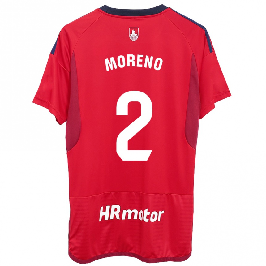 Mujer Fútbol Camiseta Jorge Moreno #27 Rojo 1ª Equipación 2023/24 Perú