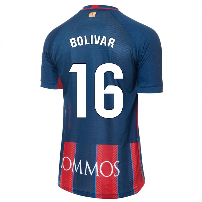 Mujer Fútbol Camiseta Jovanny Bolívar #16 Armada 1ª Equipación 2023/24 Perú