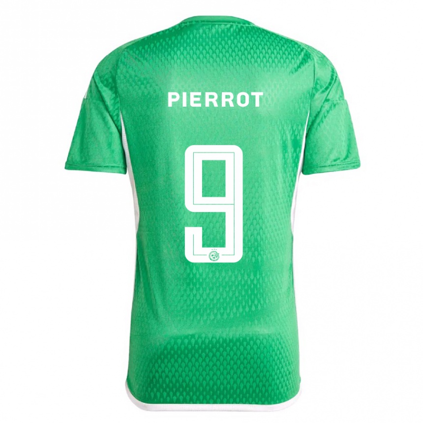 Mujer Fútbol Camiseta Frantzdy Pierrot #9 Blanco Azul 1ª Equipación 2023/24 Perú