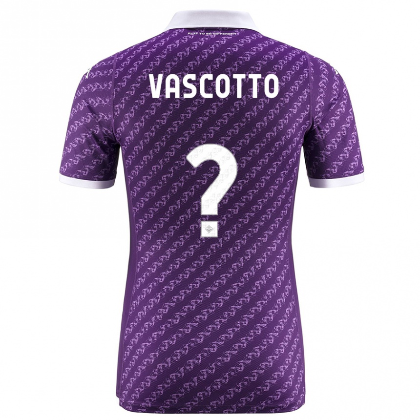 Mujer Fútbol Camiseta Edoardo Vascotto #0 Violeta 1ª Equipación 2023/24 Perú