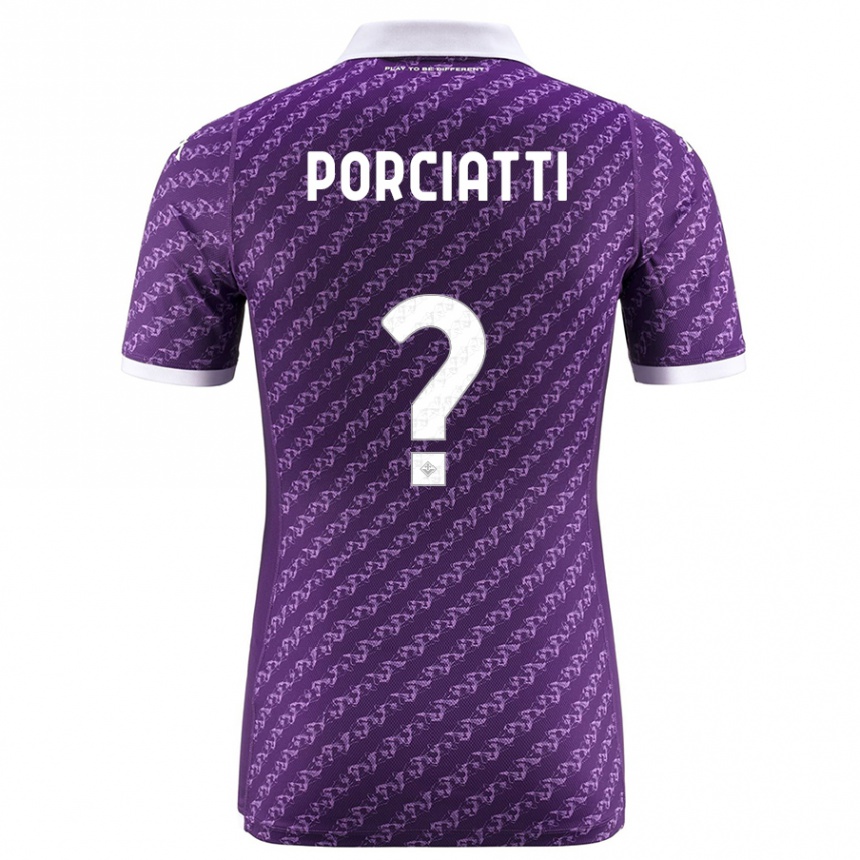 Mujer Fútbol Camiseta Filippo Porciatti #0 Violeta 1ª Equipación 2023/24 Perú