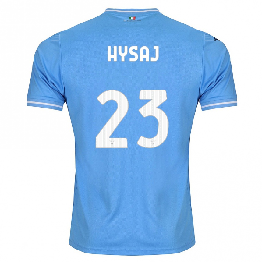 Mujer Fútbol Camiseta Elseid Hysaj #23 Azul 1ª Equipación 2023/24 Perú