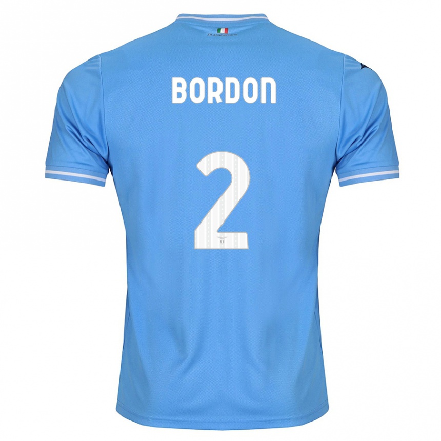 Mujer Fútbol Camiseta Filipe Bordon #2 Azul 1ª Equipación 2023/24 Perú