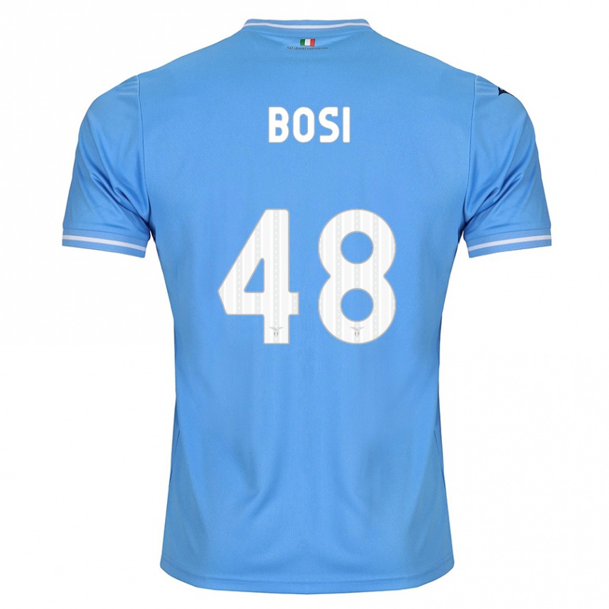 Mujer Fútbol Camiseta Gioele Bosi #48 Azul 1ª Equipación 2023/24 Perú