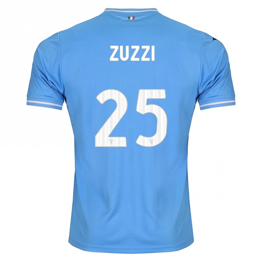 Mujer Fútbol Camiseta Giorgia Zuzzi #25 Azul 1ª Equipación 2023/24 Perú