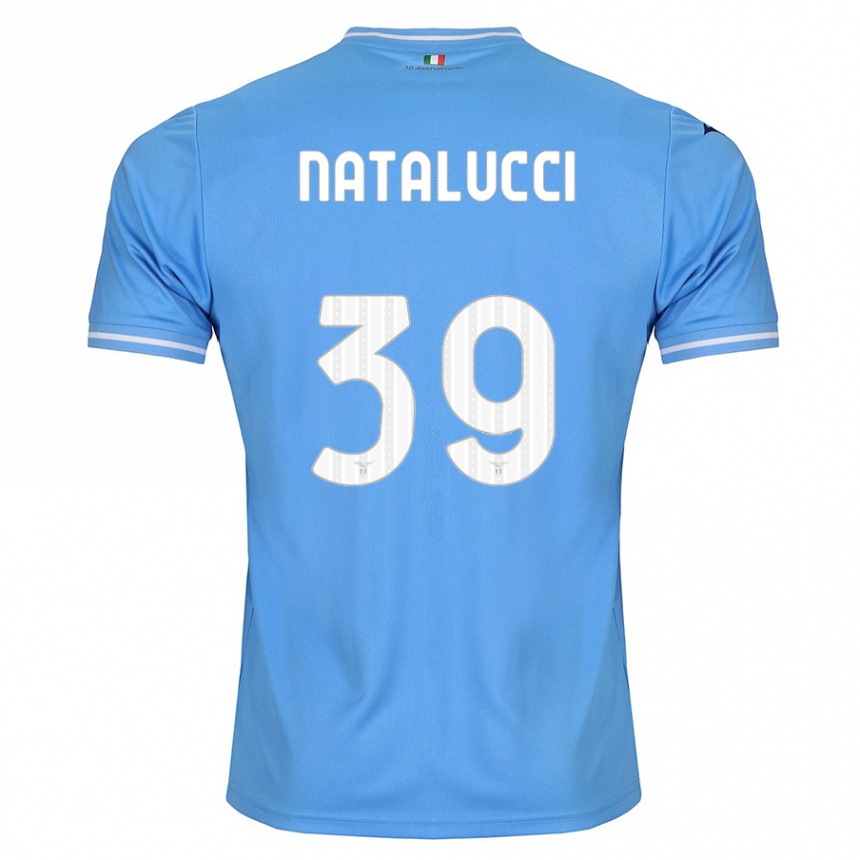 Mujer Fútbol Camiseta Serena Natalucci #39 Azul 1ª Equipación 2023/24 Perú