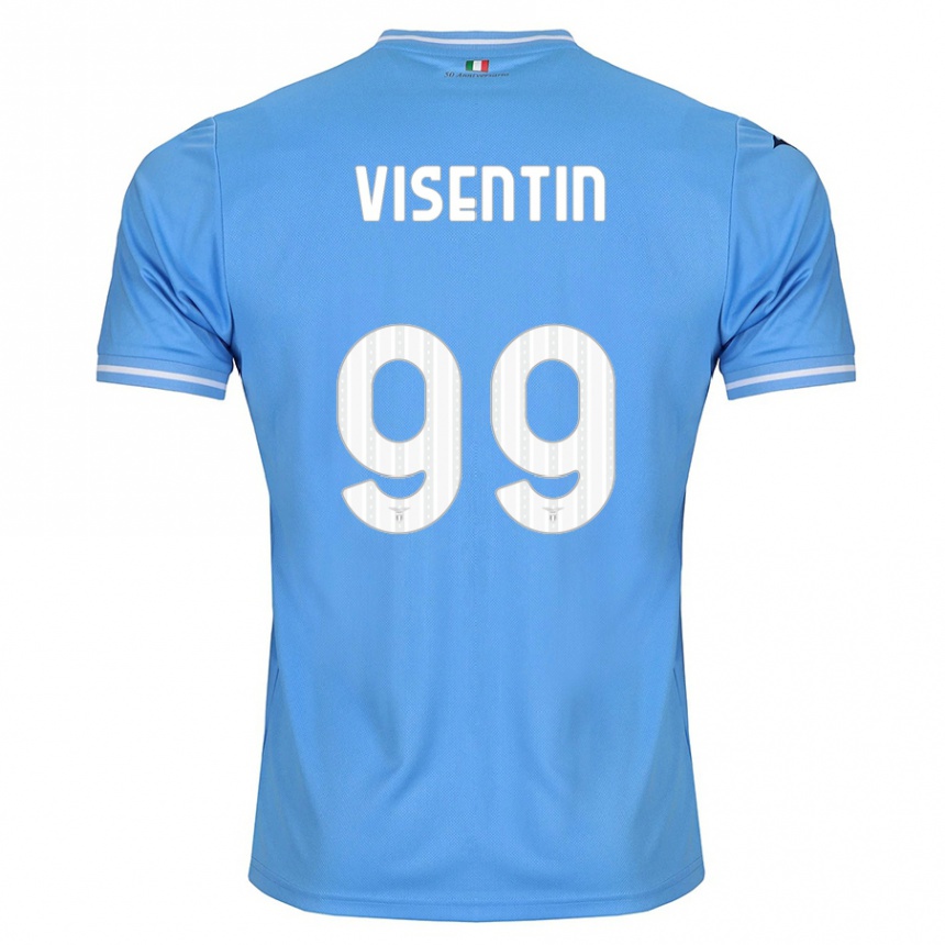 Mujer Fútbol Camiseta Noemi Visentin #99 Azul 1ª Equipación 2023/24 Perú