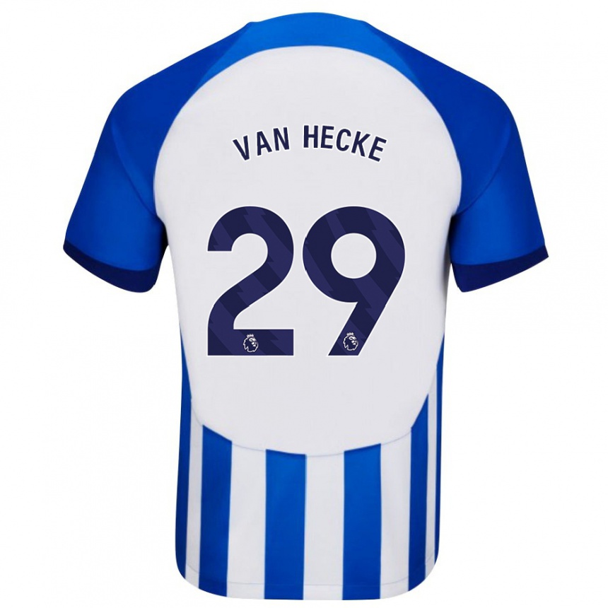 Mujer Fútbol Camiseta Jan Paul Van Hecke #29 Azul 1ª Equipación 2023/24 Perú