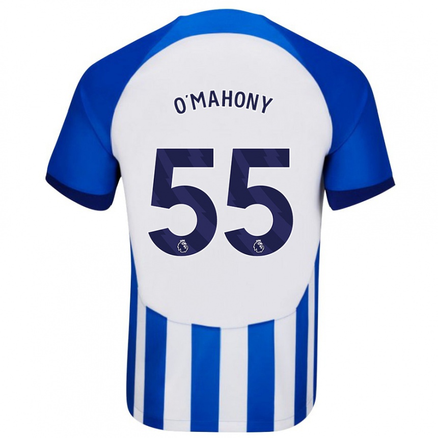 Mujer Fútbol Camiseta Mark O'mahony #55 Azul 1ª Equipación 2023/24 Perú