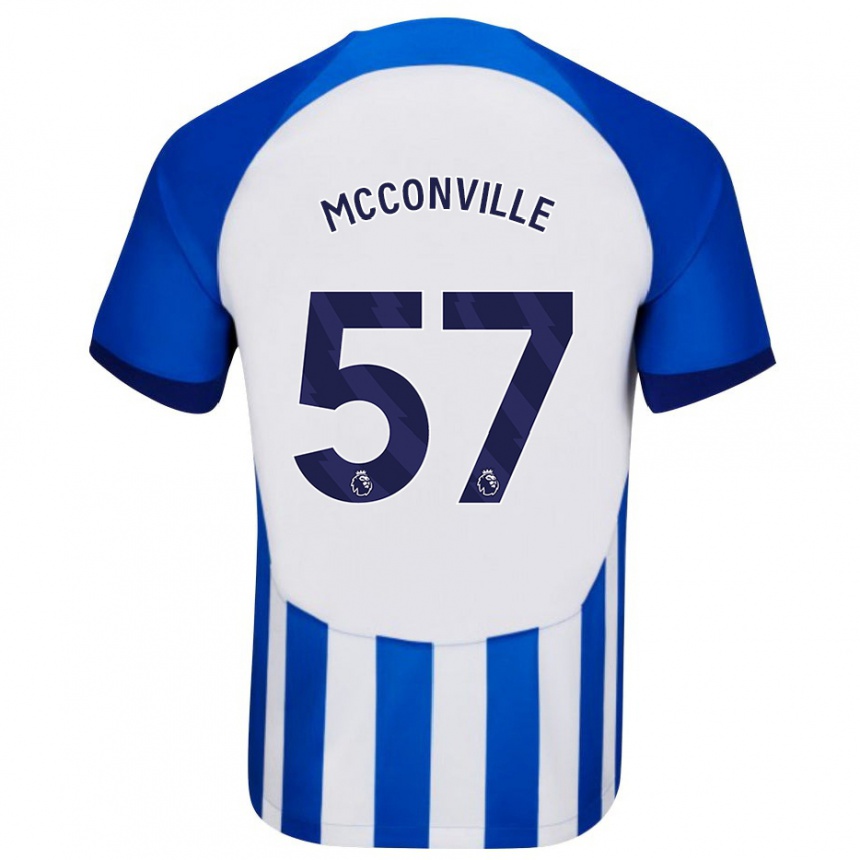 Mujer Fútbol Camiseta Ruairi Mcconville #57 Azul 1ª Equipación 2023/24 Perú