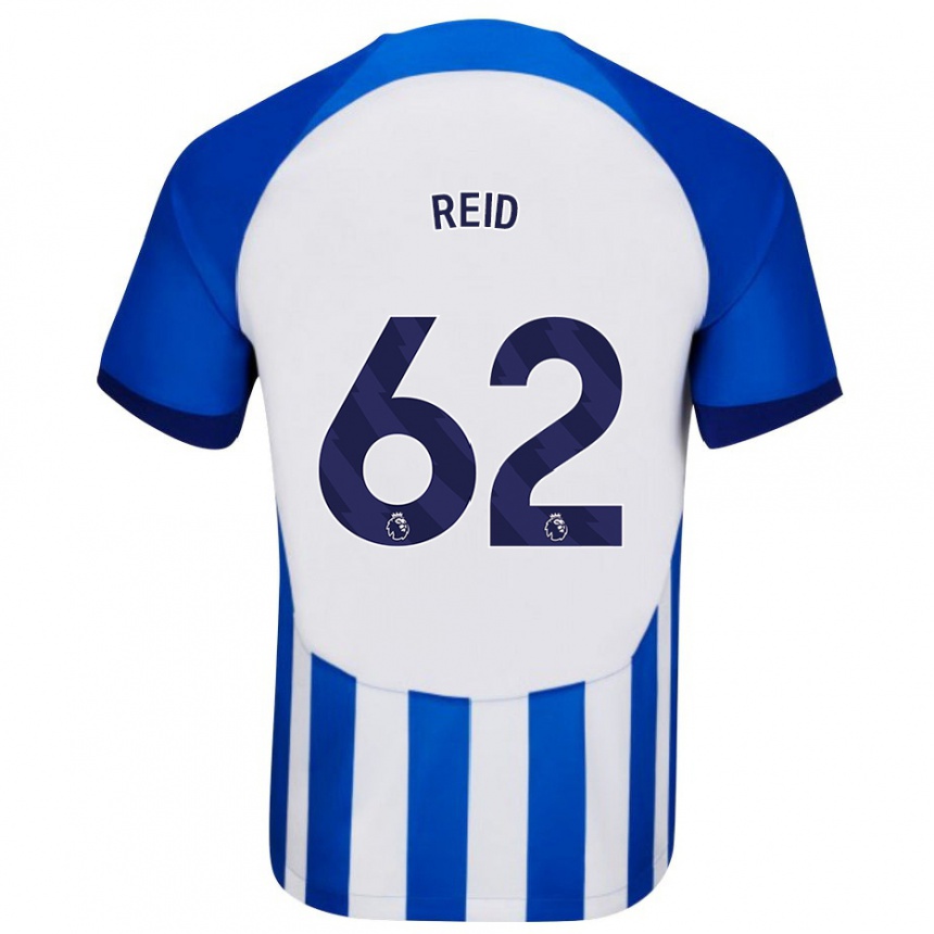 Mujer Fútbol Camiseta Tommy Reid #62 Azul 1ª Equipación 2023/24 Perú