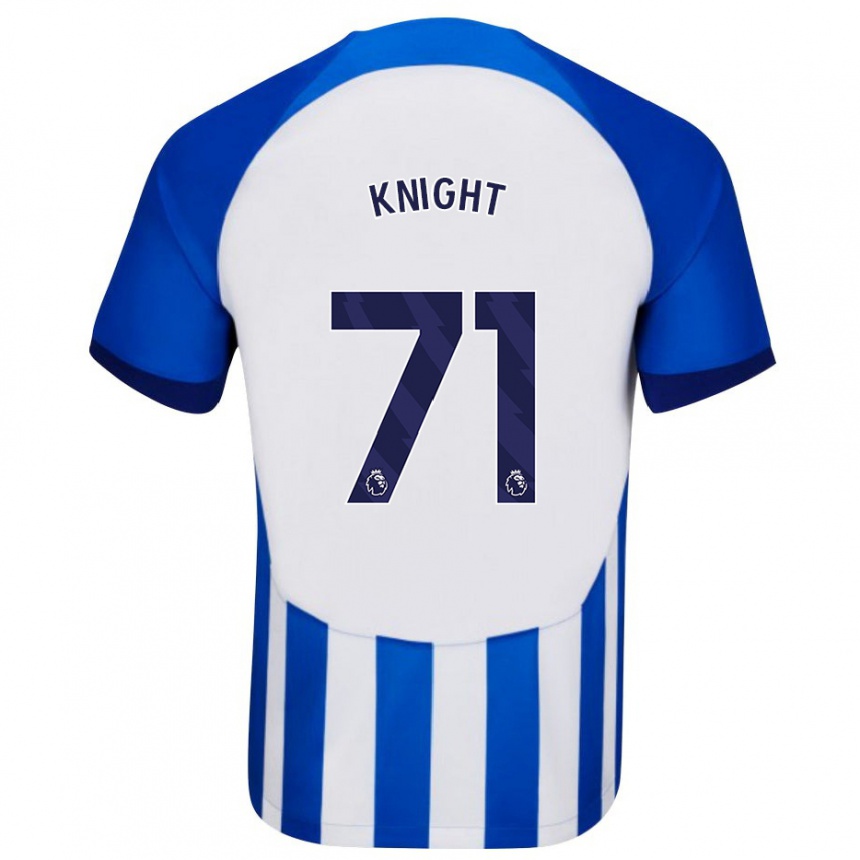 Mujer Fútbol Camiseta Joe Knight #71 Azul 1ª Equipación 2023/24 Perú