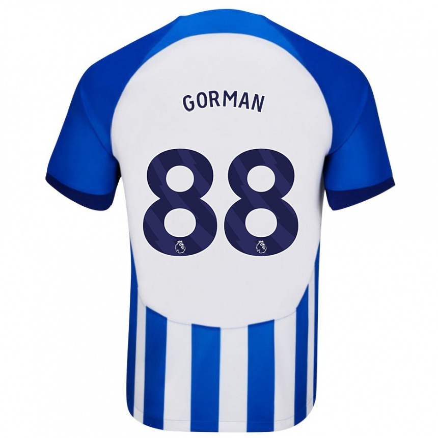 Mujer Fútbol Camiseta Ronnie Gorman #88 Azul 1ª Equipación 2023/24 Perú